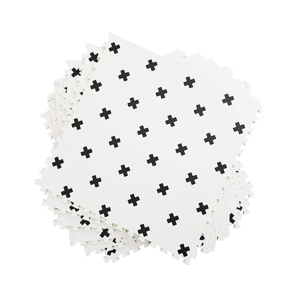 Black and white hot sale foam play mat